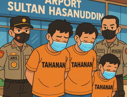 Tiga Karyawan Perusahaan Logistik di Bandara Sultan Hasanuddin Ditangkap karena Curi 68 Paket Elektronik