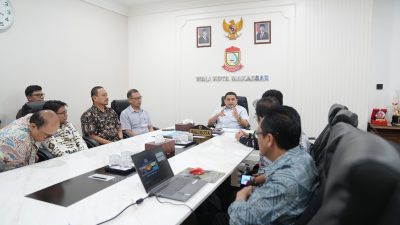 Wali Kota Makassar Munafri Bahas Percepatan Pembangunan Jembatan Barombong Bersama PT GMTD