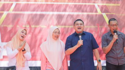 Porseni ASN 2025 Guncang Balai Kota Makassar, Wali Kota Munafri & Ketua PKK Nyanyi Bareng Rayakan Kemerdekaan