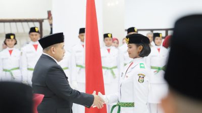 Wali Kota Makassar Kukuhkan 70 Paskibraka 2025, Siap Kibarkan Merah Putih di HUT ke-80 RI