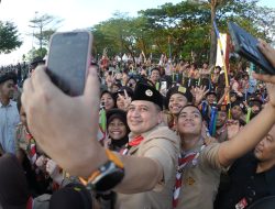 Dari Pantai Losari, Munafri Kobarkan Semangat Pramuka Bangun Kota