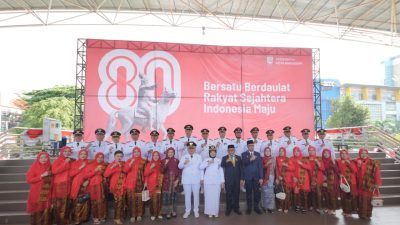 Dipimpin Wali Kota Munafri, Upacara HUT ke-80 RI Makassar Berlangsung Khidmat di Lapangan Karebosi