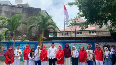 SMP Negeri 45 Makassar Gelar Upacara HUT ke-80 RI dengan Penuh Khidmat