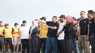 Munafri–Aliyah Aksi Jumat Bersih di Waduk Tunggu Pampang