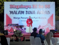 Wakil Wali Kota Makassar Aliyah Mustika Ilham Hadiri Malam Bina Akrab Warga Puri Mutiara