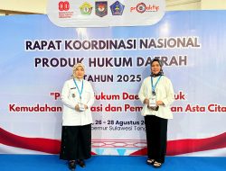 Aliyah Mustika Ilham Hadiri Rakornas Produk Hukum Daerah 2025 di Kendari