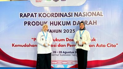 Aliyah Mustika Ilham Hadiri Rakornas Produk Hukum Daerah 2025 di Kendari