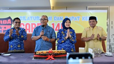 Wakil Wali Kota Makassar Aliyah Mustika Ilham Hadiri Rapat Kerja Garda 145 Tahun 2025