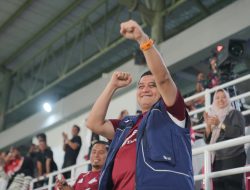 Munafri–Aliyah Saksikan PSM Hajar Persija 2-0 di Parepare