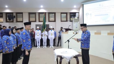 Sekda Andi Zulkifly Nanda Resmi Nahkodai KORPRI Makassar 2022–2027