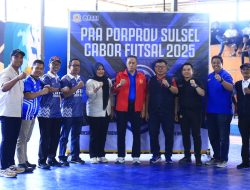 Pra Porprov Futsal Sulsel 2025 Resmi Dibuka, 21 Kabupaten/Kota Siap Berebut Tiket ke Bone-Wajo