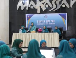 TP PKK Kota Makassar Gelar Bimtek SIM PKK, Dorong Transformasi Digital Kader Hingga Tingkat Kelurahan