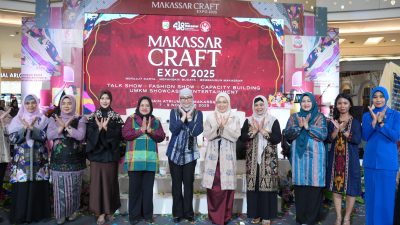 Ketua Dekranasda Kota Makassar Resmi Buka Makassar Craft Expo 2025: Momentum Kebangkitan Industri Kreatif Lokal