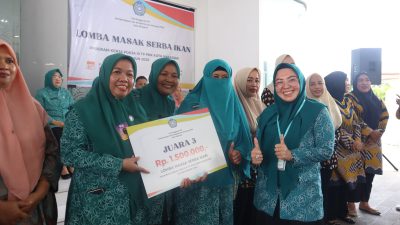 TP PKK Kota Makassar Gelar Lomba Masak Serba Ikan, Kader Tunjukkan Inovasi Menu Bergizi