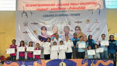 Tim Senam Kota Makassar Juara Umum Babak Kualifikasi Porprov Sulsel 2025