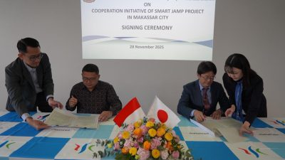 Pemkot Makassar Perkuat Mitigasi Banjir, Wali Kota Munafri Teken LoI dengan Nihon SUIDO di Jepang