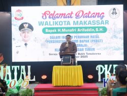 Di Perayaan Natal PKBGT, Munafri Tegaskan Pentingnya Harmoni dan Moderasi Beragama di Makassar