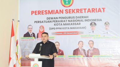 Wali Kota Makassar Resmikan Sekretariat DPD PPNI, Perkuat Sinergi Tenaga Kesehatan
