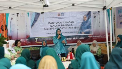 TP PKK dan Dekranasda Makassar Salurkan Bantuan Pangan kepada 830 Perempuan Pra Sejahtera