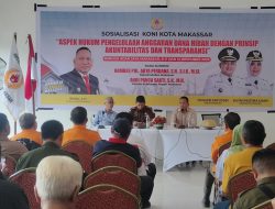 KONI Makassar Selenggarakan Sosialisasi Aspek Hukum Pengelolaan Dana Hibah untuk Perkuat Transparansi dan Akuntabilitas