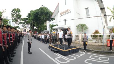 Wali Kota–Kapolrestabes Makassar Pimpin Apel Pengamanan Malam Tahun Baru 2026