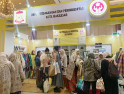 Booth Dekranasda dan Dinas Perdagangan Makassar Curi Perhatian di INACRAFT 2026