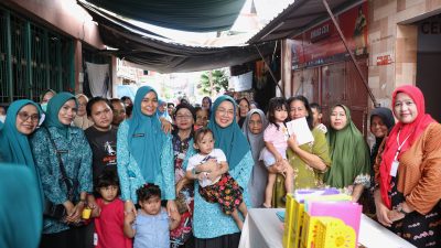 Ketua TP PKK Makassar Tinjau Posyandu, Dorong Layanan Kesehatan Ibu dan Anak Lebih Optimal