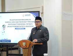 Lantik Pejabat Fungsional, Appi Tegaskan Pelayanan Publik Tak Boleh Sekadar Seremonial