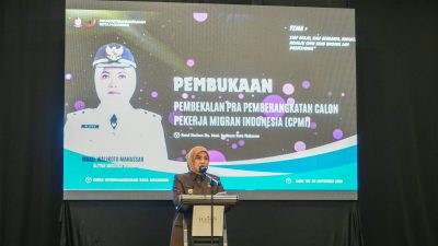 Aliyah Mustika Ilham Buka Pembekalan Pra-CPMI, Tekankan Pentingnya Migrasi Aman dan Kompetensi Kerja